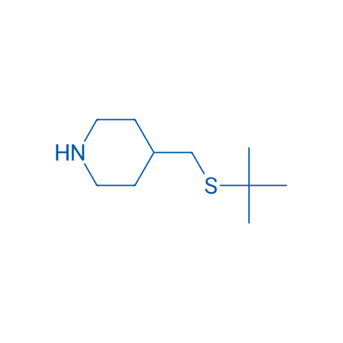 4-((tert-Butylthio)methyl)piperidine 250mg