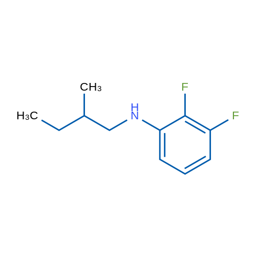 2,3-Difluoro-N-(2-methylbutyl)aniline 1g
