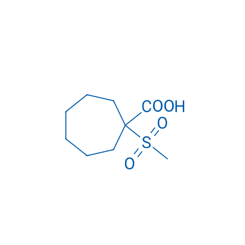 1-Methanesulfonylcycloheptane-1-carboxylic acid 1g