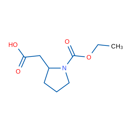 2-[1-(Ethoxycarbonyl)pyrrolidin-2-yl]acetic acid 1g