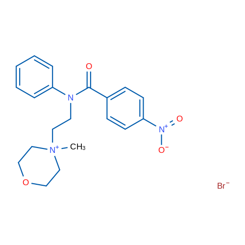 4-Methyl-4-(2-(4-nitro-N-phenylbenzamido)ethyl)morpholin-4-ium bromide 1g