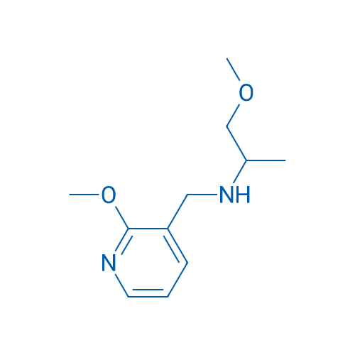 (1-Methoxypropan-2-yl)[(2-methoxypyridin-3-yl)methyl]amine 250mg