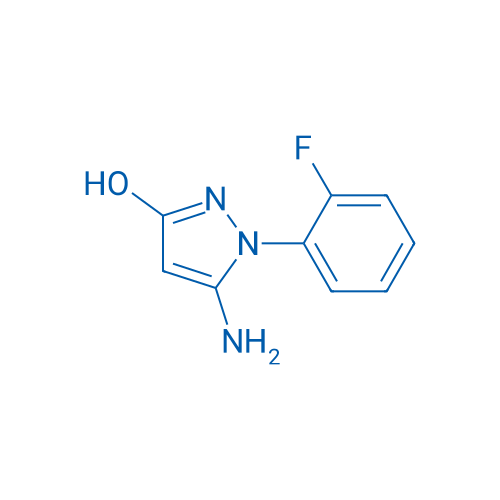 5-Amino-1-(2-fluorophenyl)-1H-pyrazol-3-ol 50mg