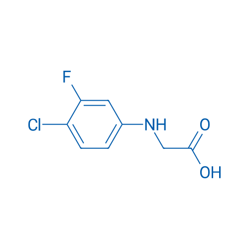 2-((4-Chloro-3-fluorophenyl)amino)acetic acid 1g