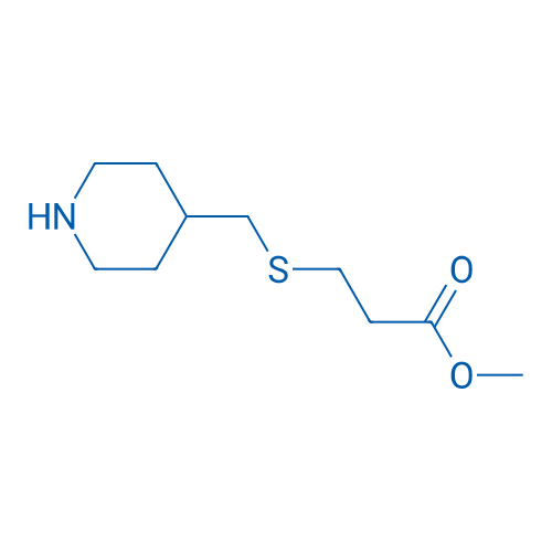 Methyl 3-[(piperidin-4-ylmethyl)sulfanyl]propanoate 10g