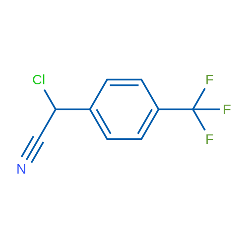 2-Chloro-2-(4-(trifluoromethyl)phenyl)acetonitrile 1g