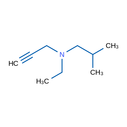 Ethyl(2-methylpropyl)(prop-2-yn-1-yl)amine 1g