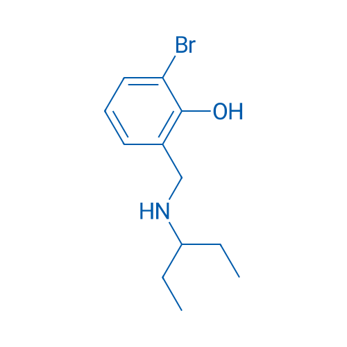 2-Bromo-6-{[(pentan-3-yl)amino]methyl}phenol 1g