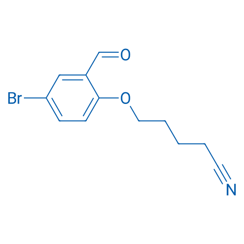 5-(4-Bromo-2-formylphenoxy)pentanenitrile 1g