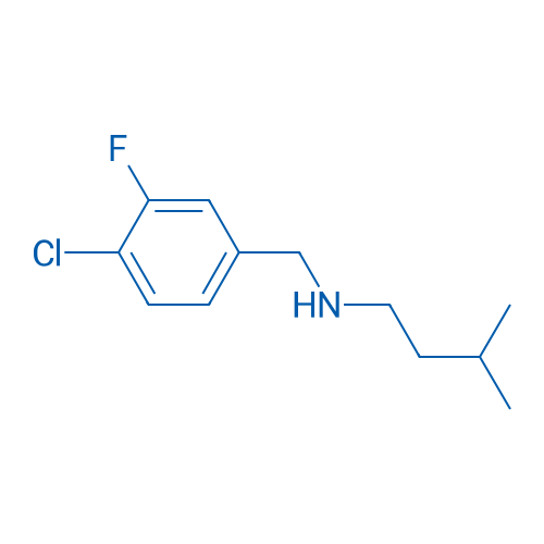 [(4-Chloro-3-fluorophenyl)methyl](3-methylbutyl)amine 1g
