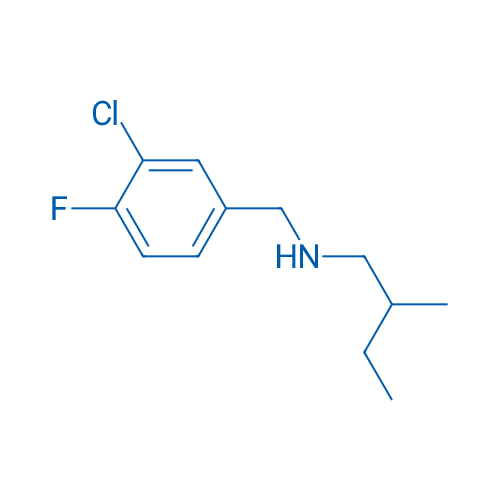 [(3-Chloro-4-fluorophenyl)methyl](2-methylbutyl)amine 5g