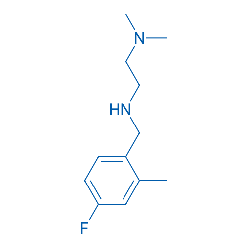 [2-(Dimethylamino)ethyl][(4-fluoro-2-methylphenyl)methyl]amine 5g