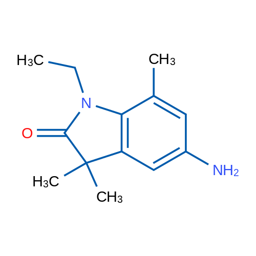 5-Amino-1-ethyl-3,3,7-trimethylindolin-2-one 1g