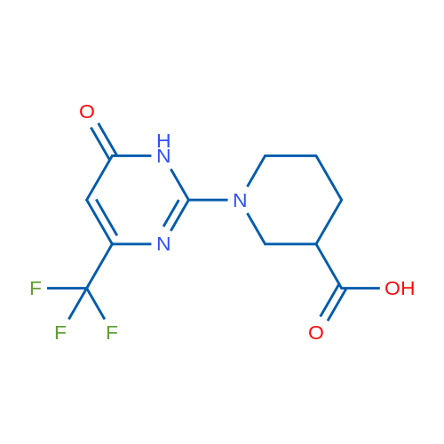 1-(6-Oxo-4-(trifluoromethyl)-1,6-dihydropyrimidin-2-yl)piperidine-3-carboxylic acid 1g