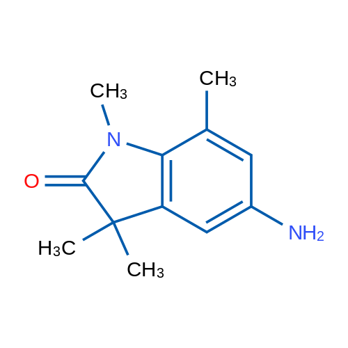 5-Amino-1,3,3,7-tetramethylindolin-2-one 1g