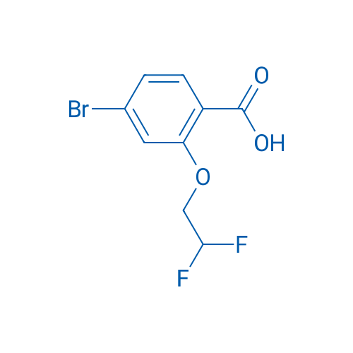 4-Bromo-2-(2,2-difluoro-ethoxy)-benzoic acid 5g