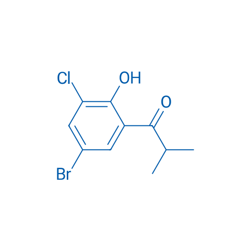 1-(5-Bromo-3-chloro-2-hydroxyphenyl)-2-methylpropan-1-one 1g