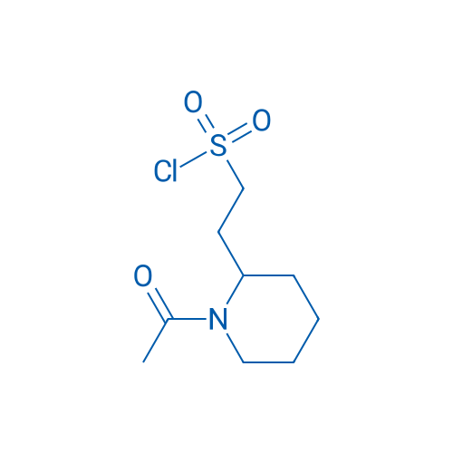 2-(1-Acetylpiperidin-2-yl)ethane-1-sulfonyl chloride 1g