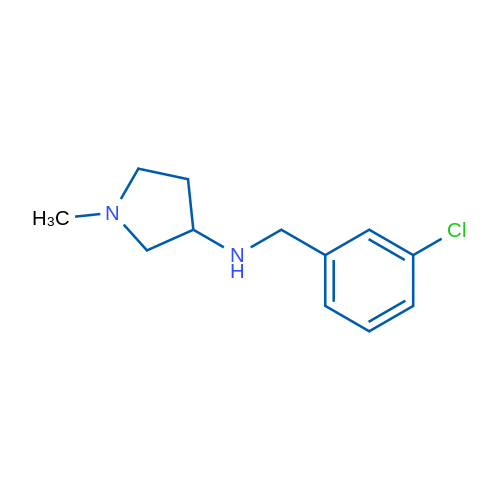 N-[(3-Chlorophenyl)methyl]-1-methylpyrrolidin-3-amine 1g