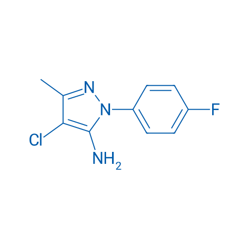 4-Chloro-1-(4-fluorophenyl)-3-methyl-1H-pyrazol-5-amine 250mg