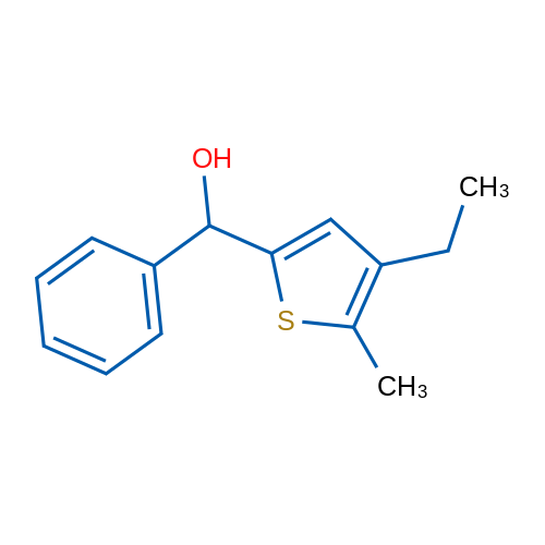 (4-Ethyl-5-methylthiophen-2-yl)(phenyl)methanol 1g