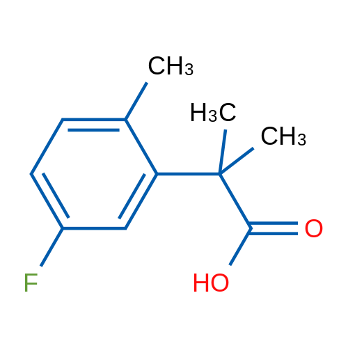 2-(5-Fluoro-2-methylphenyl)-2-methylpropanoic acid 1g
