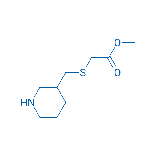Methyl 2-[(piperidin-3-ylmethyl)sulfanyl]acetate 1g