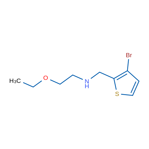 [(3-Bromothiophen-2-yl)methyl](2-ethoxyethyl)amine 1g