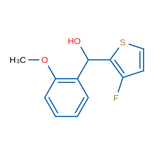 (3-Fluorothiophen-2-yl)(2-methoxyphenyl)methanol 1g