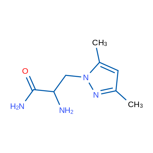 2-Amino-3-(3,5-dimethyl-1h-pyrazol-1-yl)propanamide 1g