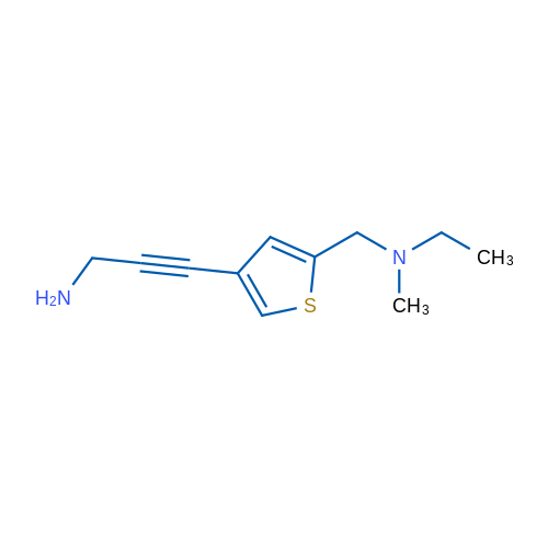 3-(5-([Ethyl(methyl)amino]methyl)thiophen-3-yl)prop-2-yn-1-amine 1g