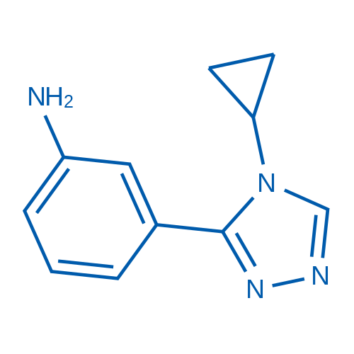 3-(4-cyclopropyl-4H-1,2,4-triazol-3-yl)aniline 250mg