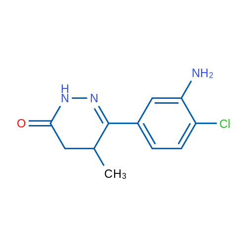 6-(3-Amino-4-chlorophenyl)-5-methyl-4,5-dihydropyridazin-3(2H)-one 1g