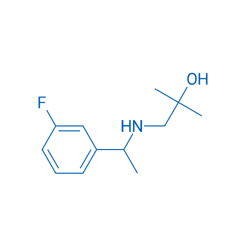1-{[1-(3-fluorophenyl)ethyl]amino}-2-methylpropan-2-ol 5g