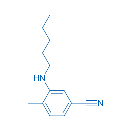 4-Methyl-3-(pentylamino)benzonitrile 1g