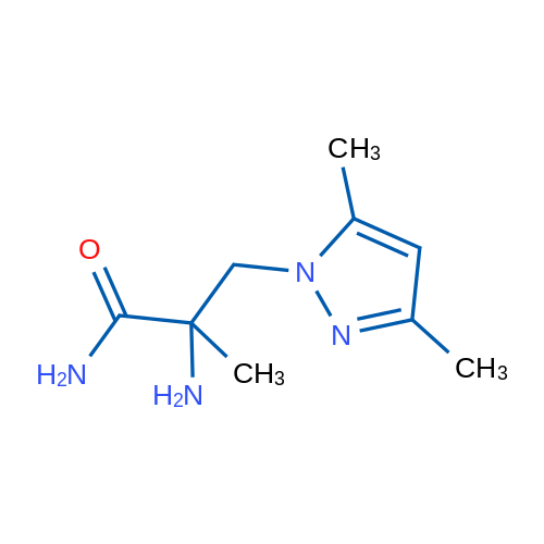 2-Amino-3-(3,5-dimethyl-1h-pyrazol-1-yl)-2-methylpropanamide 1g
