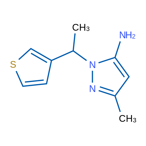 3-MEthyl-1-[1-(3-thienyl)ethyl]-1h-pyrazol-5-amine 5g