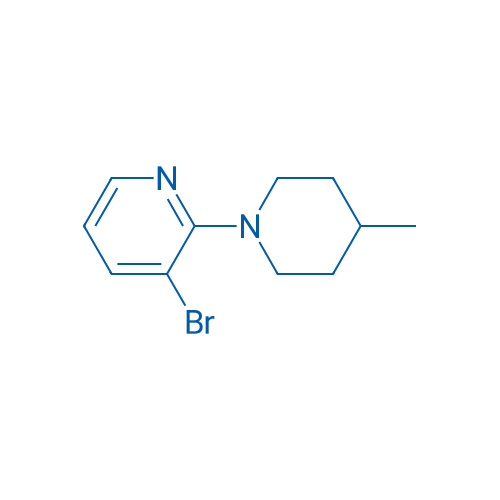 3-bromo-2-(4-methylpiperidin-1-yl)pyridine 250mg