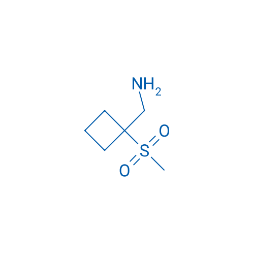 1-(1-methanesulfonylcyclobutyl)methanamine 100mg