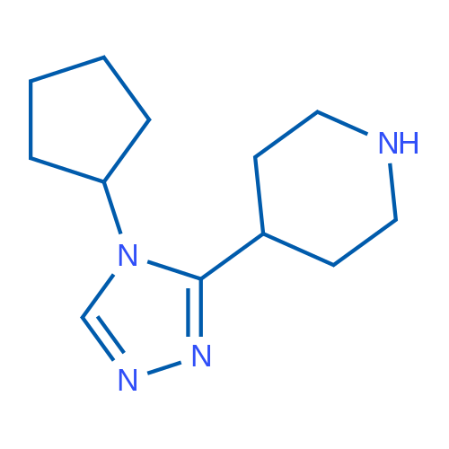 4-(4-Cyclopentyl-4h-1,2,4-triazol-3-yl)piperidine 1g