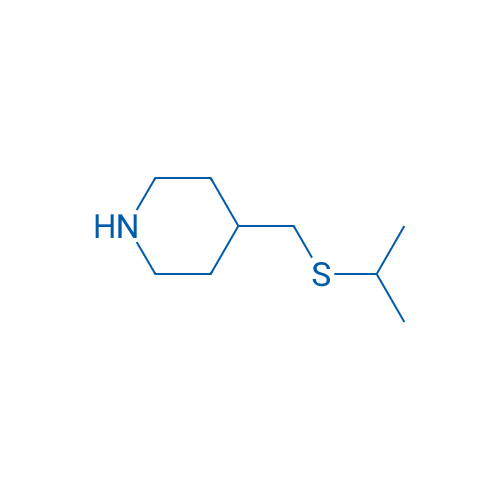 4-[(Propan-2-ylsulfanyl)methyl]piperidine 100mg