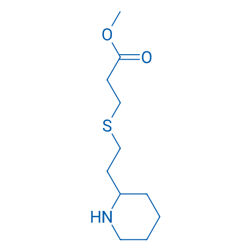 Methyl 3-([2-(piperidin-2-yl)ethyl]sulfanyl)propanoate 100mg
