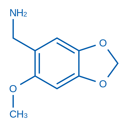 (6-methoxybenzo[d][1,3]dioxol-5-yl)methanamine 250mg