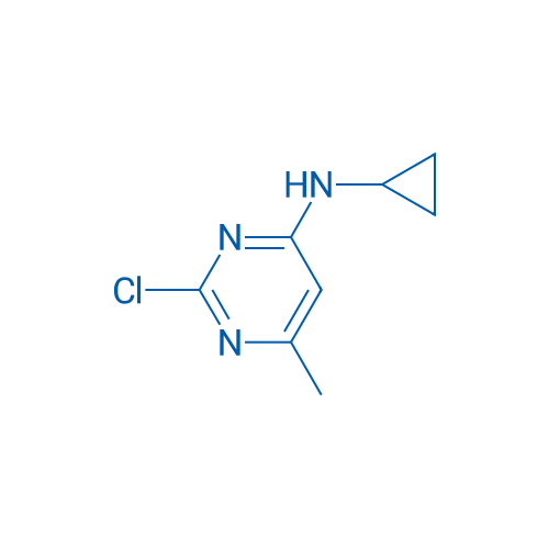 2-Chloro-N-cyclopropyl-6-methylpyrimidin-4-amine 250mg