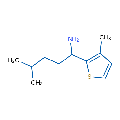 4-Methyl-1-(3-methylthiophen-2-yl)pentan-1-amine 5g