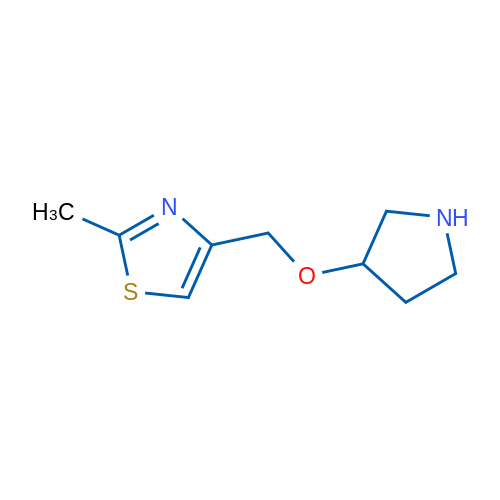 2-Methyl-4-[(pyrrolidin-3-yloxy)methyl]-1,3-thiazole 1g