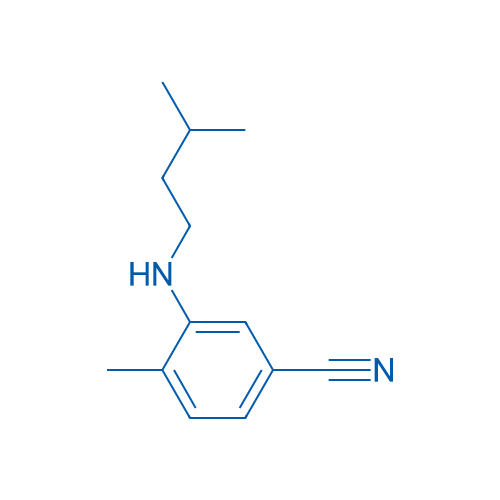 4-Methyl-3-[(3-methylbutyl)amino]benzonitrile 1g