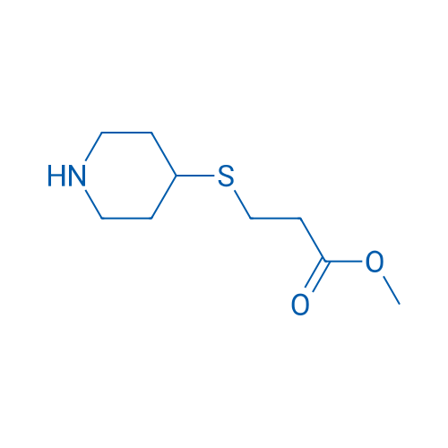 Methyl 3-(piperidin-4-ylthio)propanoate 250mg