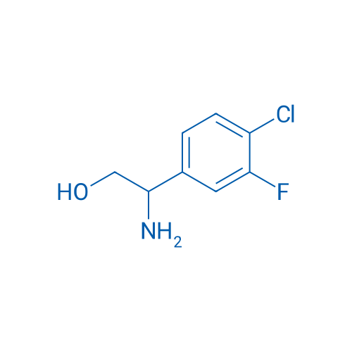 2-Amino-2-(4-chloro-3-fluorophenyl)ethanol 250mg