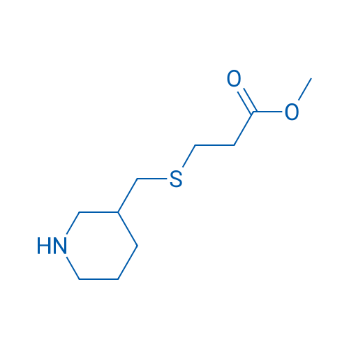 Methyl 3-[(piperidin-3-ylmethyl)sulfanyl]propanoate 10g